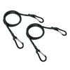 Elastic Cords with Aluminium Karabiners Lampa, 2 pcs