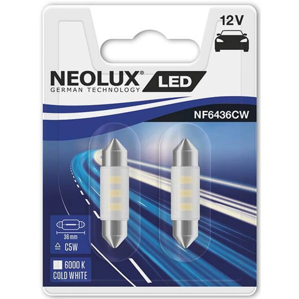LED Bulbs Neolux Interior C5W, 12V