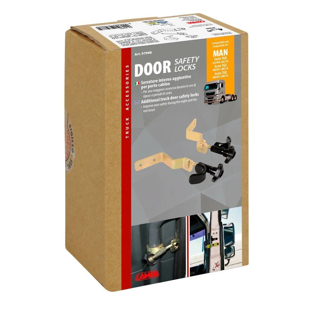 Additional Truck Door Safety Locks Lampa, 2 pcs