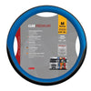 Comfort Steering Wheel Cover Lampa Club Premium, 44/46cm, Black/Blue