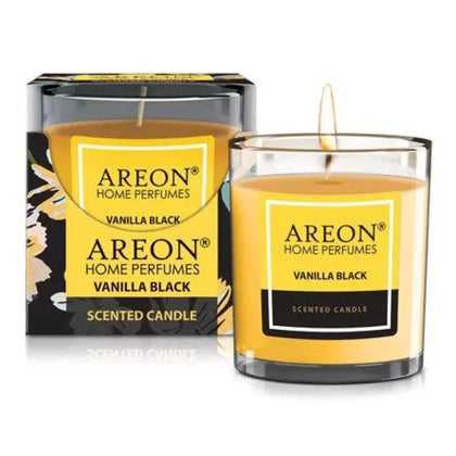Scented Candle Areon, Vanilla Black