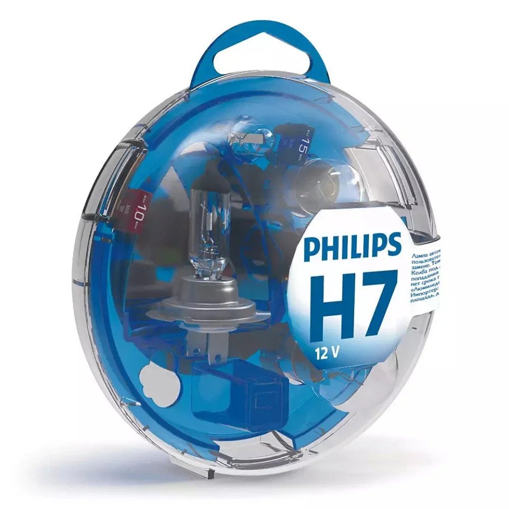 Jeu d'ampoules de phare Philips H7, 12V - 55719EBKM - Pro Detailing