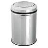 Stainless Steel Waste Bin with Hinged Lid Esenia, 27L