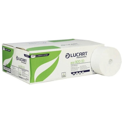 Toilet Paper Lucart Mini Jumbo Idenity Eco, 202m, Set of 12pcs