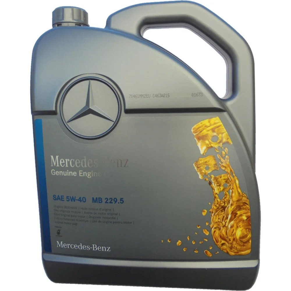 Motoröl Mercedes-Benz 5W-40, 5L - A0009898201 05 - Pro Detailing