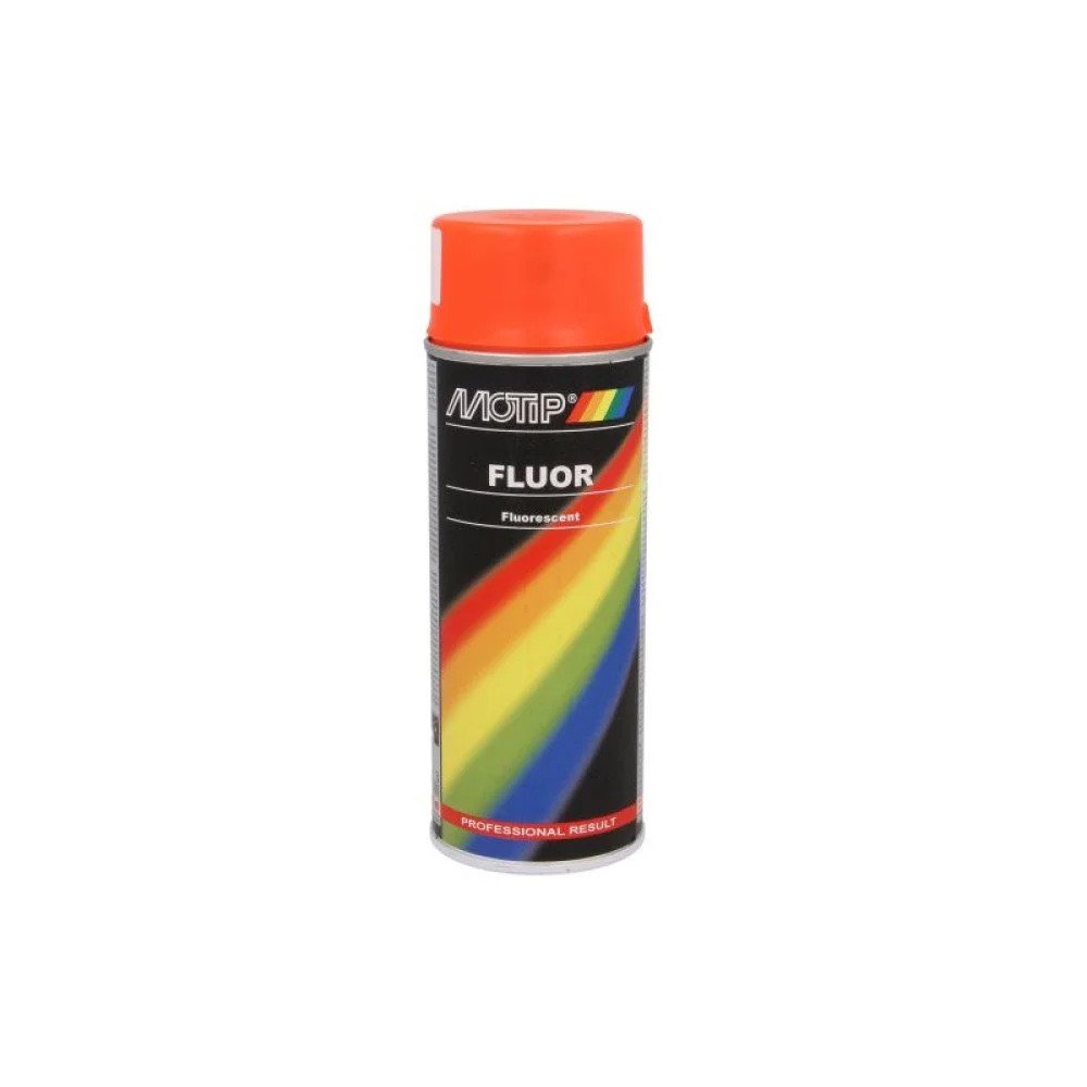 Fluorescent Paint Spray Motip Fluor, Orange, 400ml - 004020 - Pro Detailing