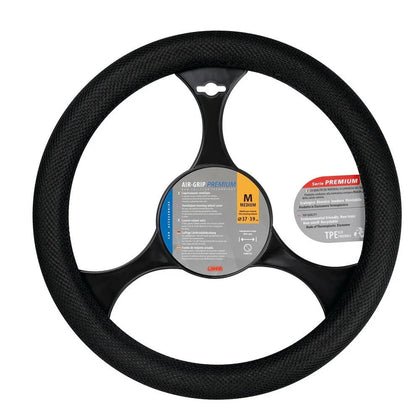 Ventilated Steering Wheel Cover Lampa Air-Grip, 37/39 cm, Black