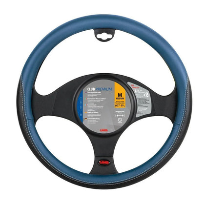 Skeentex Steering Wheel Cover Lampa, 37/39cm, Black/Blue
