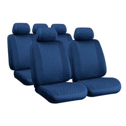 High-quality Jacquard Seat Cover Set Lampa Glamur, Navy Blue