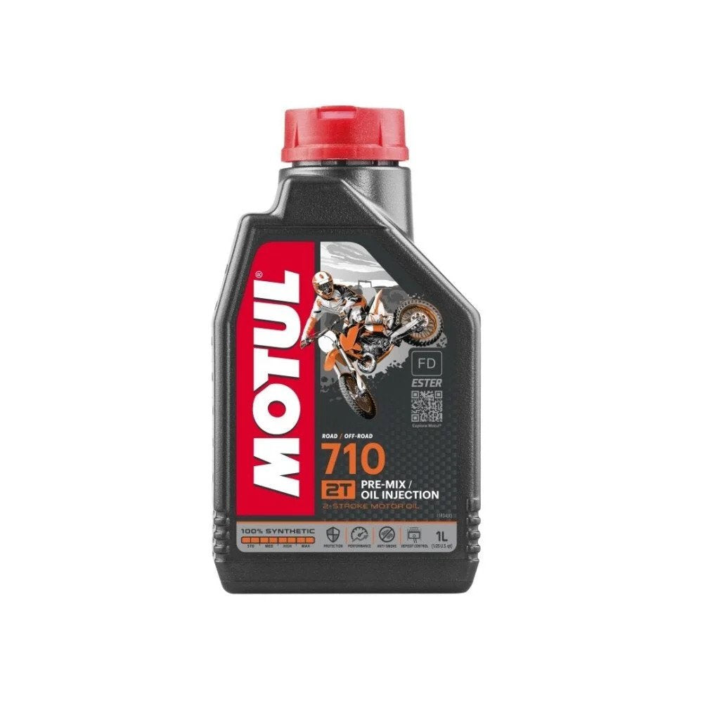 Olio motore 2 tempi Motul 710 2T, 1L - MOT 2T 710 - Pro Detailing