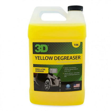 Wheel and Tire Degreaser 3D Yellow Degreaser, 3.78L