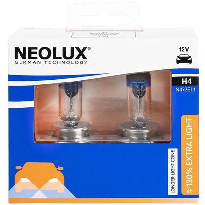 Halogen Bulbs Neolux Extra Light H4, 60/65W, 12V
