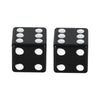 Valve Caps Oxford Lucky Dice, Black, 2 pcs