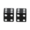 Valve Caps Oxford Lucky Dice, Black, 2 pcs