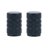 Valve Caps Oxford Black, 2 pcs