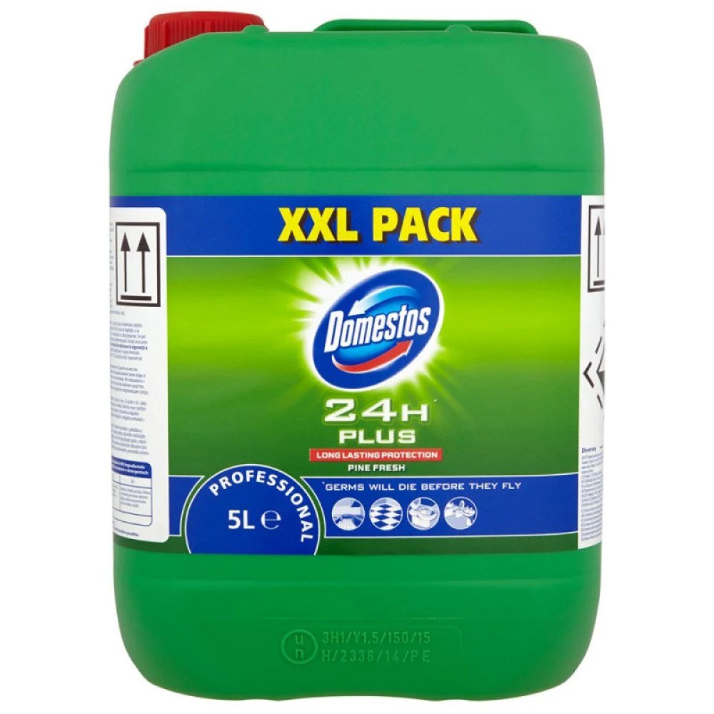 Domestos 24 Plus Pine Fresh liquid detergent and disinfectant 750ml -  online shop Internet Supermarket