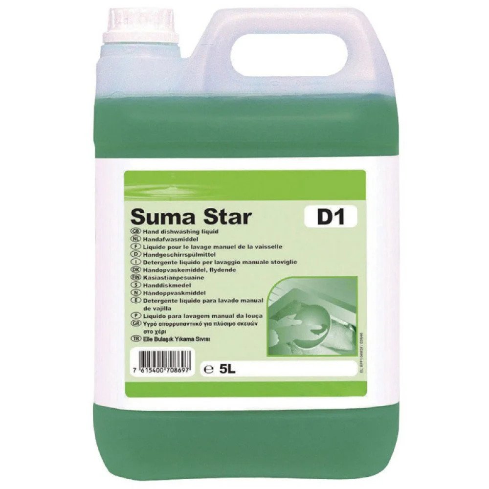 Detersivo per piatti a mano Diversey Suma Star D1, 5L - 7508226 - Pro  Detailing