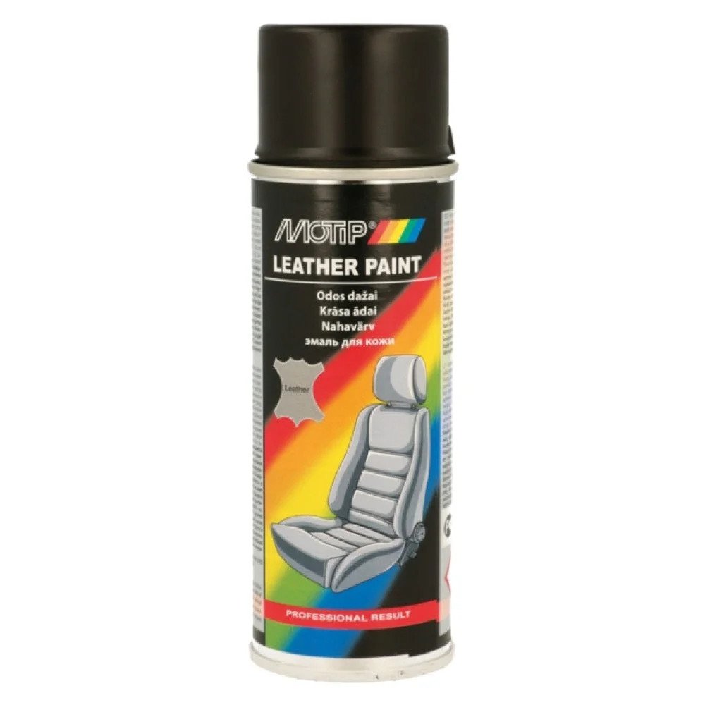 Vernice spray per pelle Motip, nero, 200 ml - 004230 - Pro Detailing