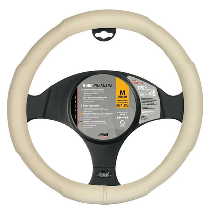 Sport Grip Steering Wheel Cover Lampa Kuro, Beige, 39cm