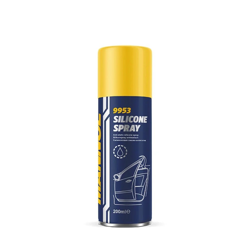 Spray de silicona antiestático Manol, 200ml - 9953 - Pro Detailing