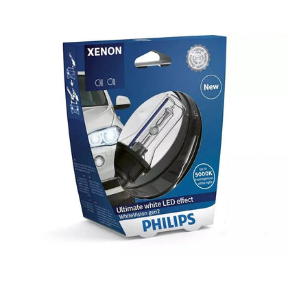 Xenon Bulb D1S Philips White Vision 2, 85V, 35W