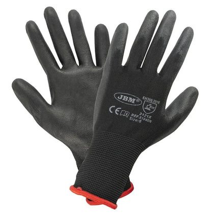 Palm Polyurethane Coated Glove JBM, Size 8