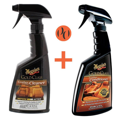 Leather Cleaning and Maintenance Set Meguiar's Gold Class