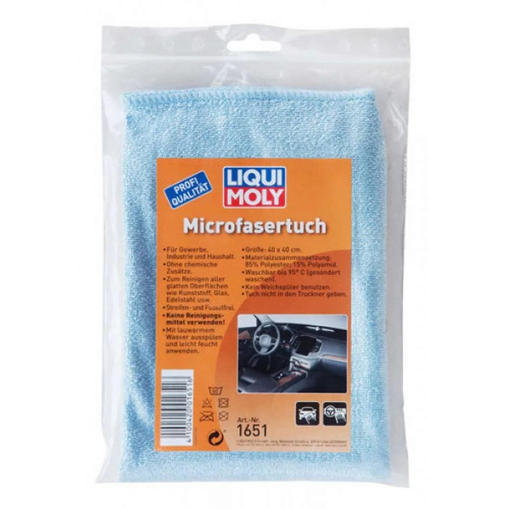 Professional Microfiber Cloth Liqui Moly, 40 x 40cm - 1651O - Pro Detailing