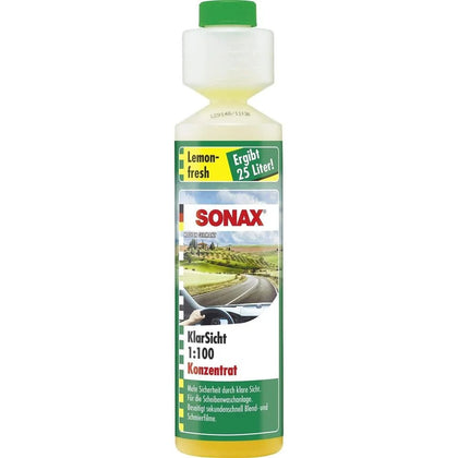 Concentrate Windscreen Washer Sonax ClearView 1:100, Lemon, 250ml