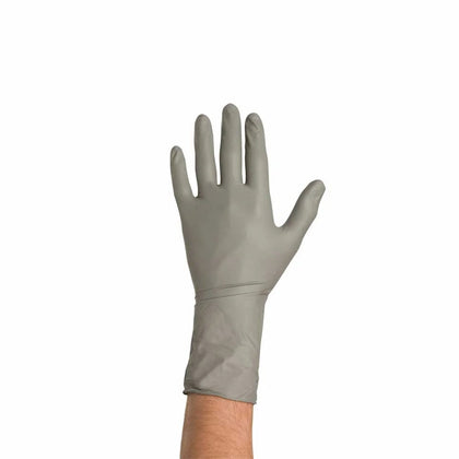 Colad Nitrile Gloves Large, Grey, 50 pcs