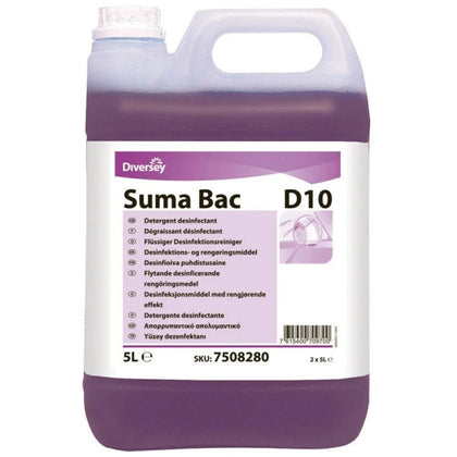 Detergent Disinfectant Diversey Suma Bac D10, 5L