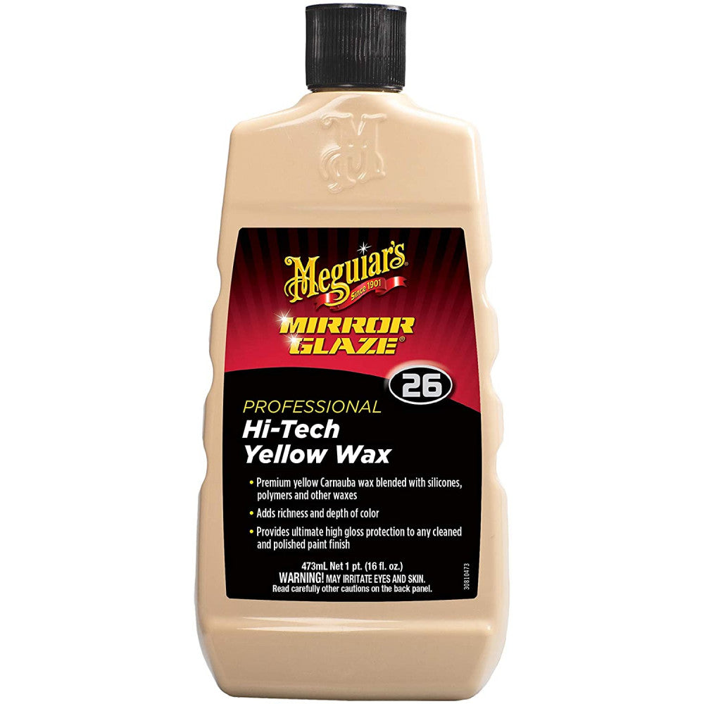 Auto Liquid Wax Meguiar's Hi-Tech Yellow Wax 26 - M2616 - Pro Detailing