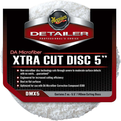 Heavy Cutting Pad Meguiar's Microfiber Xtra Cut Disc, 140mm, 2 pcs