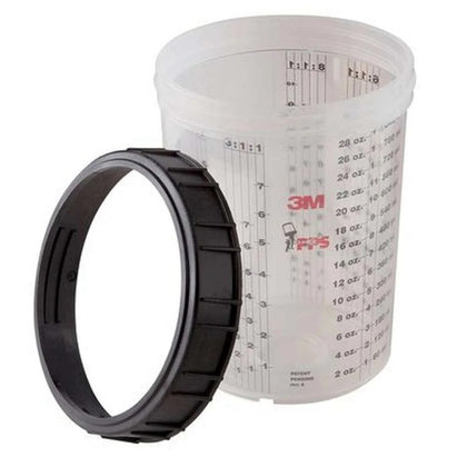 3M PPS Cup and Collar, 850 ml