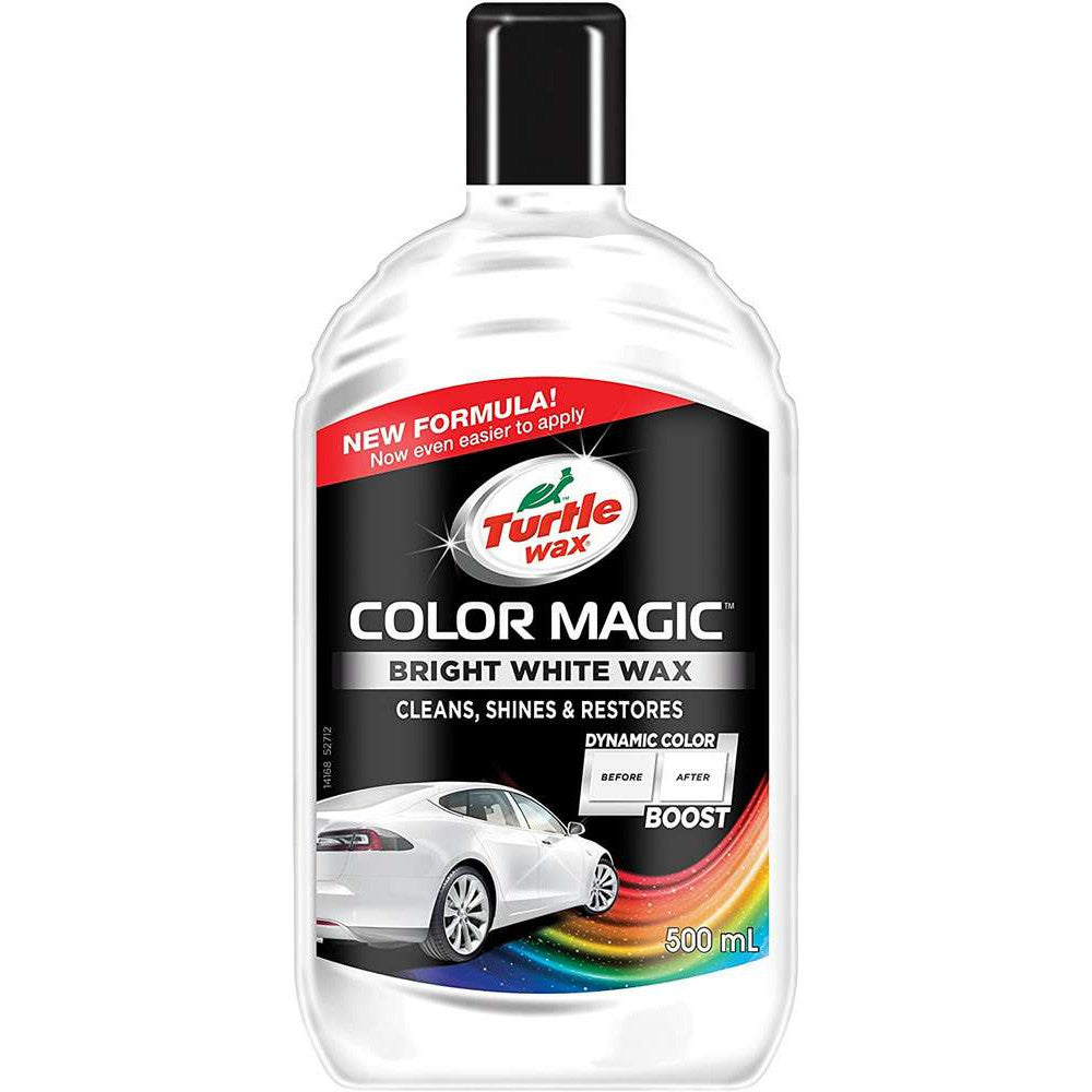 Cera per tartaruga lucidante per auto 3 in 1 Cera bianca brillante colorata  magica, 500 ml - FG52712 - Pro Detailing