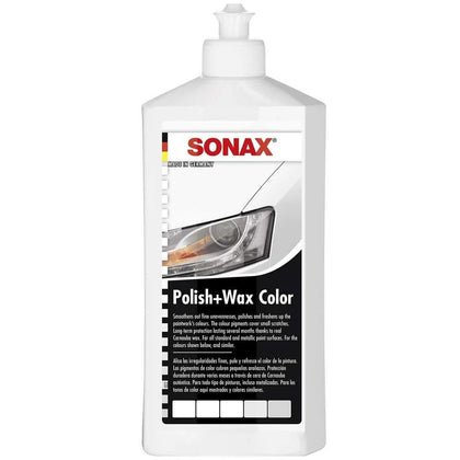 Car Polish and Wax Sonax Polish Wax Color, White, 500ml