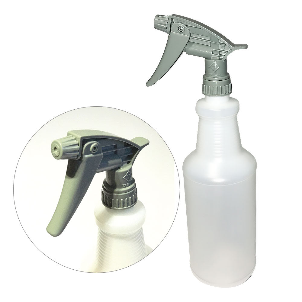 Pro Detailing Bottle HDPE, 946 ml & Chemical Resistant Sprayer Head Kit