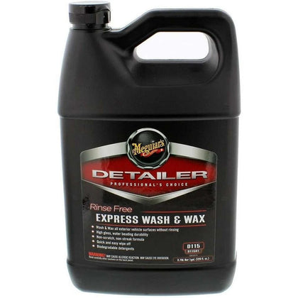 Car Shampoo Meguiar's Rinse Free Express Wash and Wax D115, 3.78L