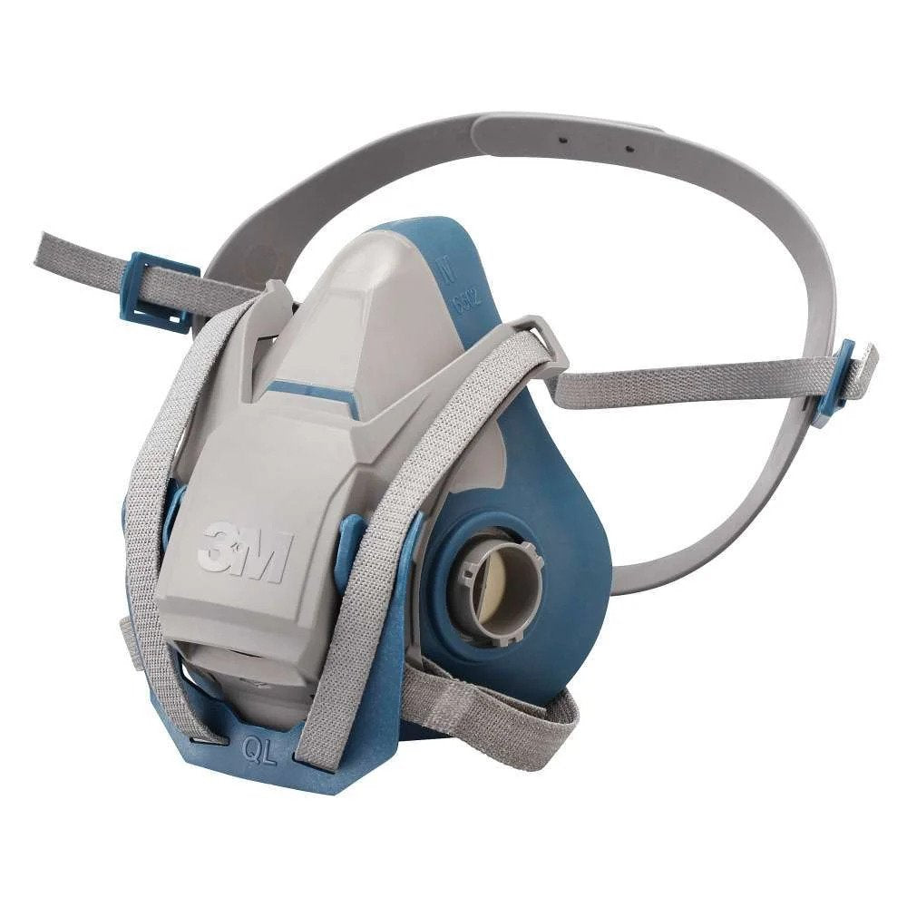Respirateur réutilisable à demi-masque 3M Rugged Comfort Quick Latch, moyen  - 6502QL3M - Pro Detailing