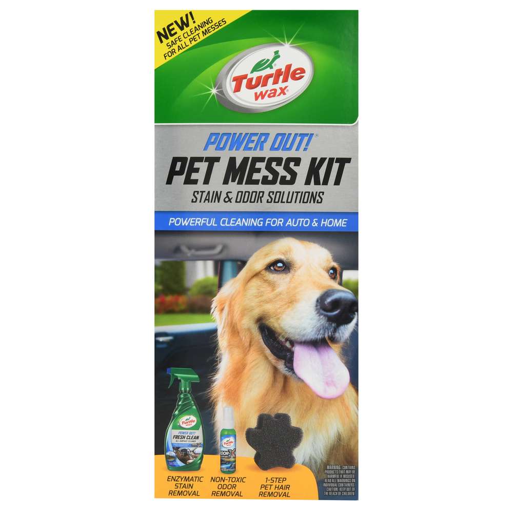 Stain and Odor Solutions Turtle Wax Pet Mess Kit