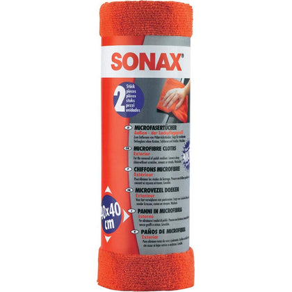 Sonax Exterior Microfiber Cloth, 2 pcs