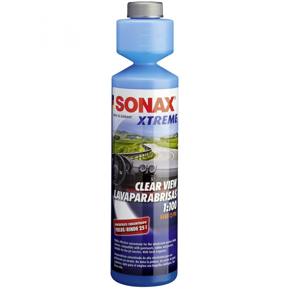 Concentrate Windshield Washer Sonax Xtreme Clear View 1:100 NanoPro, 250ml  - SO271141 - Pro Detailing