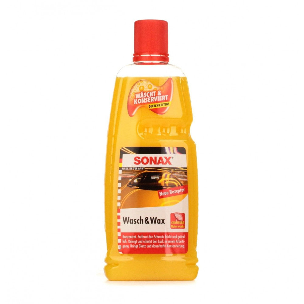 Champô Automóvel Sonax Lavagem e Cera, 1000ml - 313341 - Pro Detailing