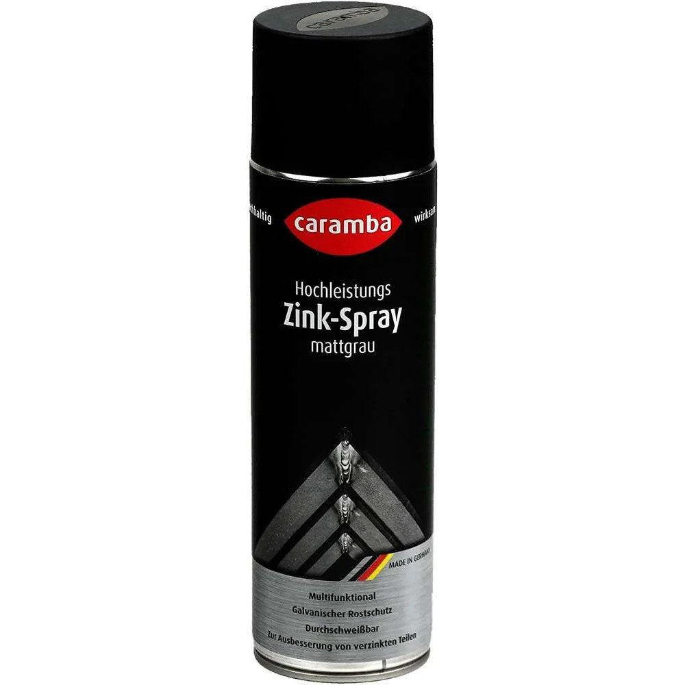 Caramba High-Performance Zinc Spray, Matt Gray, 500ml - CMB 60388505 - Pro  Detailing